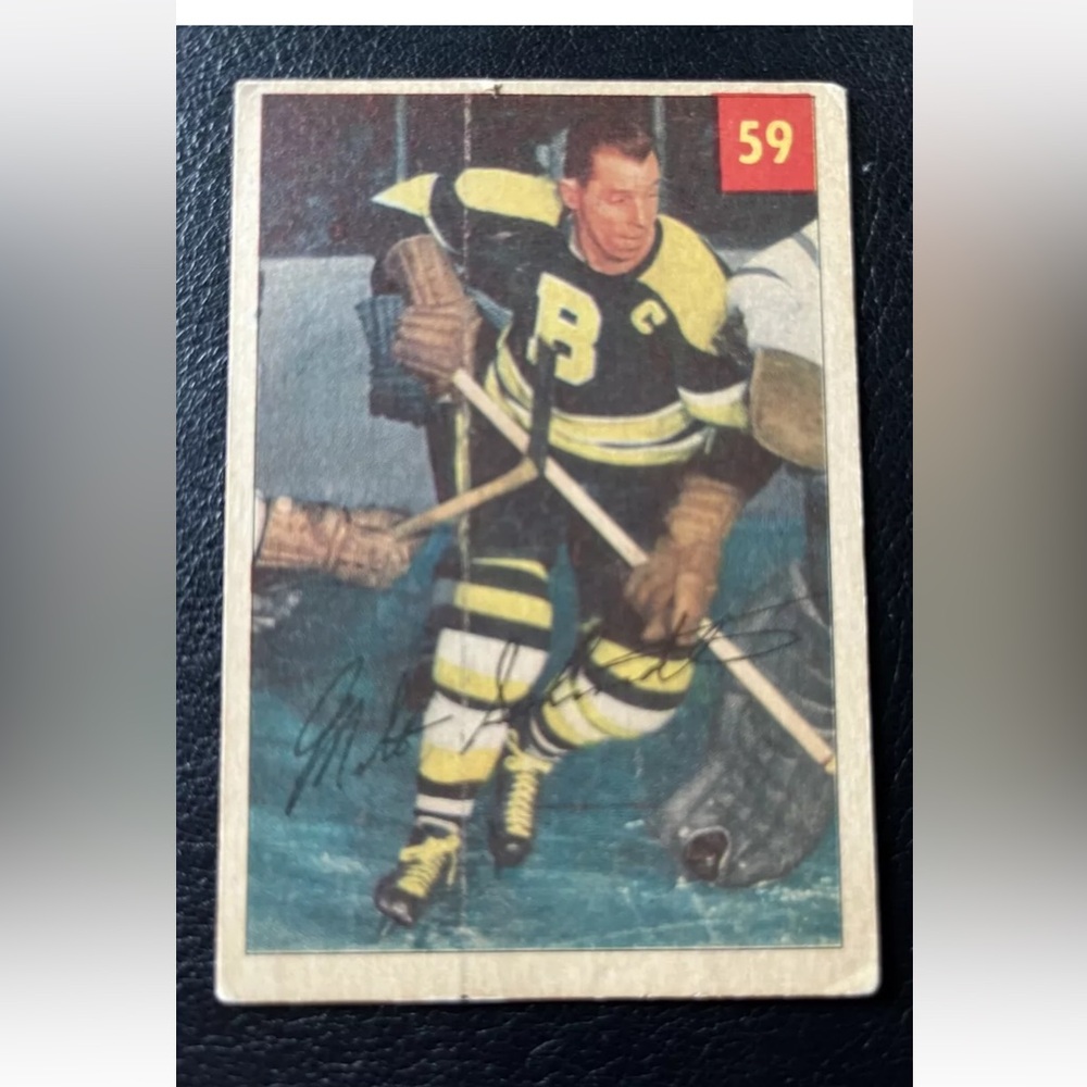 Vintage Parkhurst hockey card 1954 or 1955